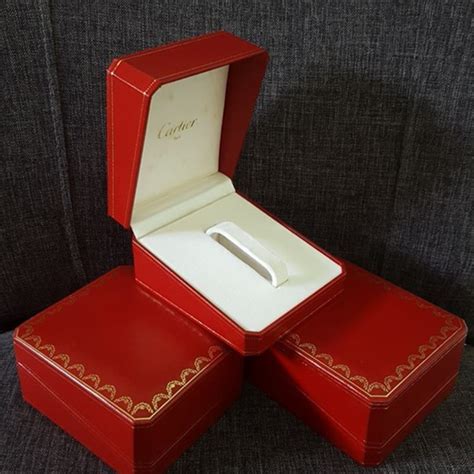 empty cartier boxes.